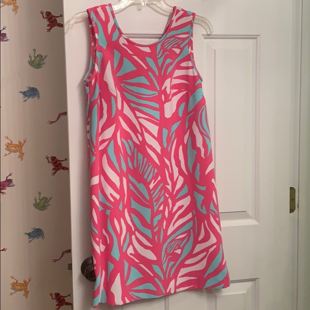Lilly dress with exposed zipper in the back